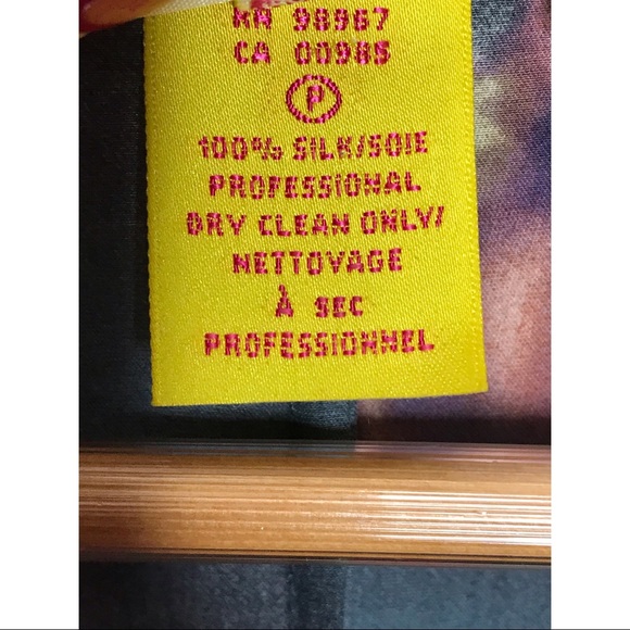 Catherine Malandrino 100% Silk Draped Cowl Neck - Picture 6 of 6